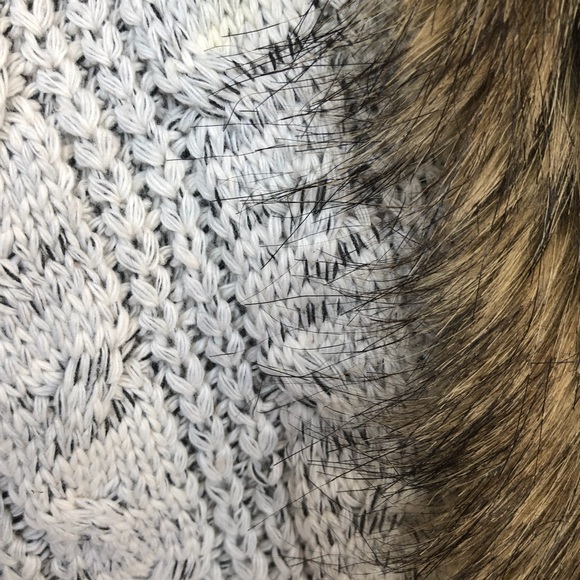 Pinklicious Faux Fur Collar Knit Sweater/Shrug S - Picture 4 of 10